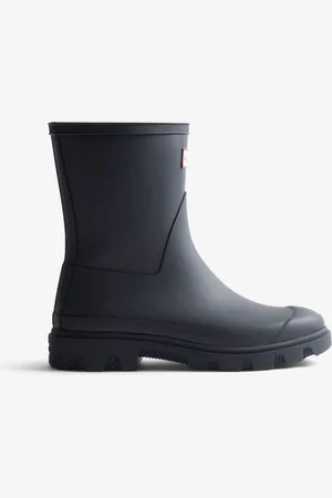 Hunter Blue Downpour Short Wellies8
