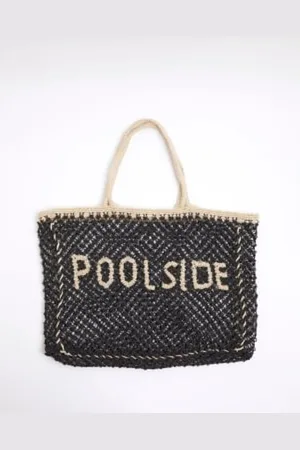 River Island Poolside Crochet Beach 100% Cotton Bagun
