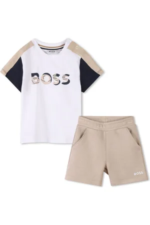 HUGO BOSS Baby Logo Short Sleeve Top And Short Set8692cm