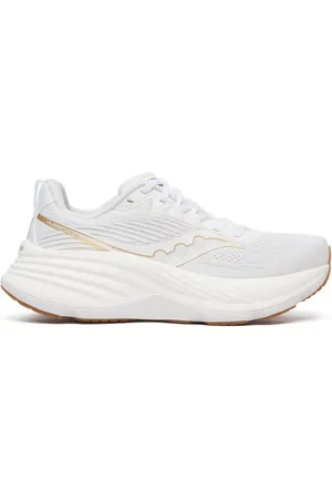 Saucony Womens White/Gold Hurricane 24 Trainerseu41