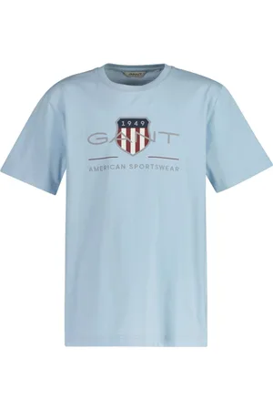 GANT Shield Crew Neck 100% Cotton T-ShirtMois 24 (92cm)
