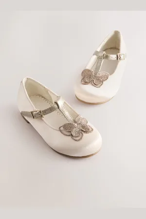 Next Butterfly Satin Bridesmaid T-Bar Occasion Shoes
