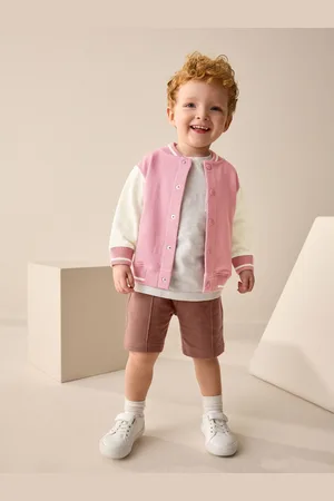 Next Jersey Letterman 100% Cotton Jacket and Shorts Set (3mths-7yrs)98104cm
