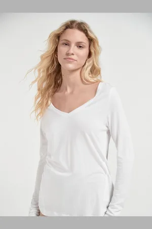 Next Imprimé Slouch V-Neck Long Sleeve T-shirt38