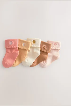 Next Paquet de chaussettes roulantes pour bébé 5 (0mois-2ans)5662cm