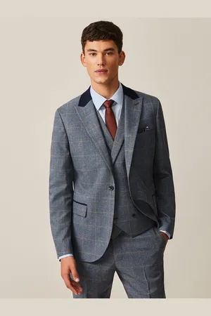 Next Veste de costume à carreaux garnie52 Long (UK 42 L)
