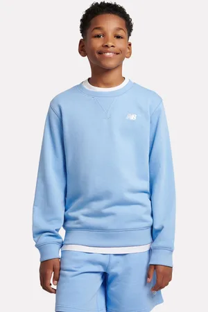 New Balance Kids French Terry Small Logo Crew 100% Cotton Sweater140146cm