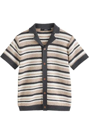 Next Polos en tricot à col Revere texturé Manches courtes (3-16yrs)146152cm