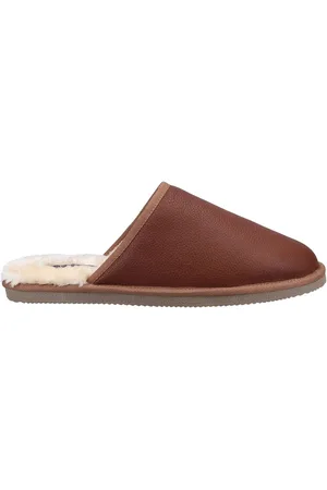 Hush Puppies Chaussons Coady en cuir Noirr. u.12eu47