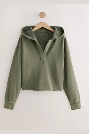 Next Sweat à capuche décontracté 100% coton délavé à col en VMédium