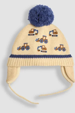 JoJo Maman Bébé Chapeau Digger brodé1 - 2 ans (80 - 92cm)