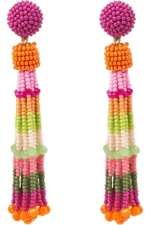 Bibi Bijoux Pink Multicolour Beaded Earringsun