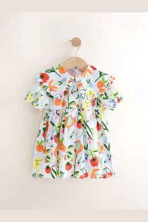Next 100% Cotton Short Sleeve Collar Dress (3mths-7yrs)7480cm
