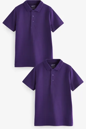 Next École de coton Manches courtes 100% Coton Polo Shirts (3-16ans)16 ans (176cm)