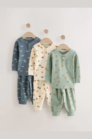 Next Pyjama surdimensionné en coton 100% 3 Lot (9mths-8yrs)110116cm