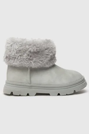 Schuh Grey Cherry Faux Fur Boots
