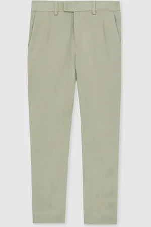 Reiss Pantalon réglable en lin slim Kin Kin134140cm