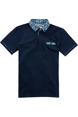 Joe Browns 100% Coton Motif paisley Imprimé Contrast Col Manches courtes Polo TopXL