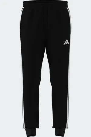 adidas Essentiels Pantalon de jogging polaire à rayures 3 S Reg