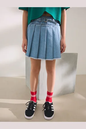 Next Jupe plissée en jean (3-16ans)158164cm