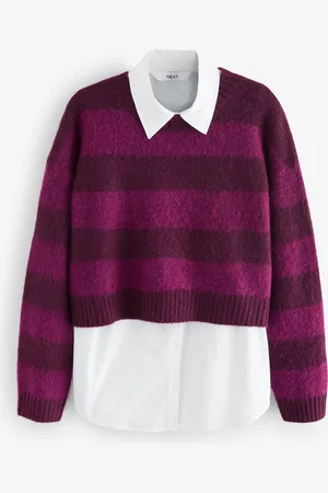 Next Chemises de nuit brossées Soft Touch Couche de tricot PullXL Regular