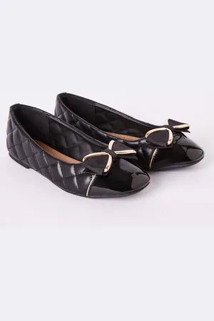Lipsy London Chaussures plates en similicuir à enfiler matelassées Naud Ballerine Chaussures d