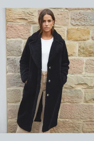 Threadbare Manteau Borg long 44
