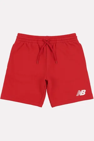 New Balance Garçons 100% Coton Short à logo superposé en tissu éponge français12 - 13 ans (152 - 158cm)