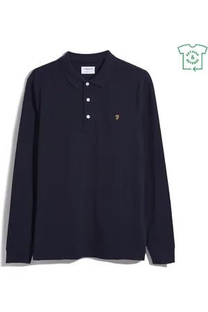 Farah Polo Blanes à manches longuesL