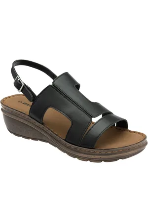 Dunlop Leather Wedge Sandalseu39