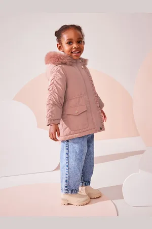 Next Résistant à la douche Frill Pocket Parka Coat (3mths-7yrs)5 - 6 ans (110 - 116cm)
