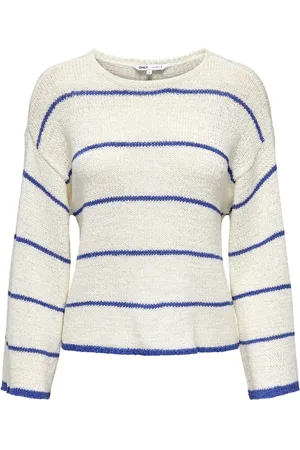 ONLY Loose Round Neck Stripe Jumper36