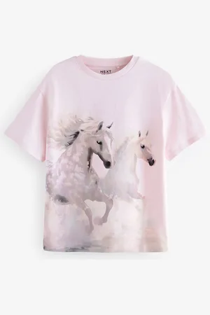Next Cheval surdimensionné 100% Cotton Graphic T-shirt (3-16yrs)4 ans (104cm)