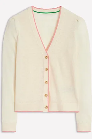 Boden Liv V-Neck 100% Linen CardiganMédium