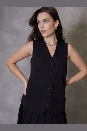 Threadbare Gilet ajusté long ajusté36