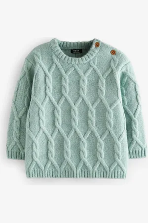 Next Cable Knit Crew Neck Jumper (3mths-7yrs)9 - Mois 12 (74 - 80cm)