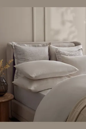 Next Set of 2 N. Premium 100% Linen PillowcasesPaire ménagère