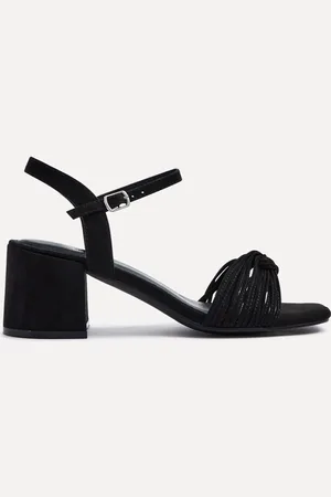 Linzi Susanna - Sandales à talons hauts avec détails noués sur le devant
