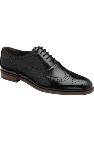 Frank Wright Chaussures de brogue à lacets en cuir pour homme