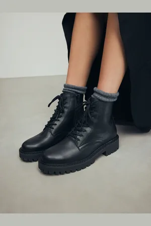 Next Premium Leather À lacets Bottes