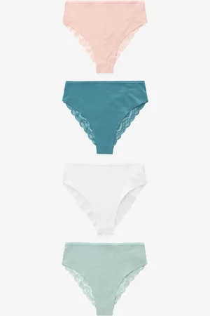 Next Culotte en coton et dentelle 4 Pack40