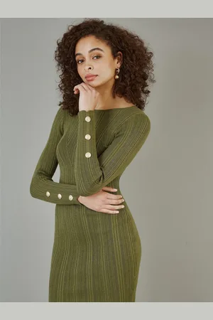Yumi Peignoir mi-long ajusté et boutonné ShimmerM