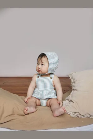 The Little Tailor Bonnet Bébé en coton doux 100% coton6 - Mois 12 (68 - 80cm)