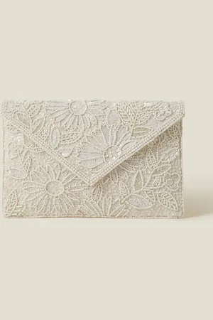 Accessorize Bridal Embellished Clutch Bagun