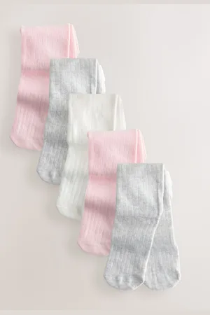 Next Lot de 5 collants bébé (0 mois-2 ans)6268cm