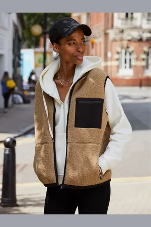 Baukjen Gilet en polaire recyclée Elif Brown de 40