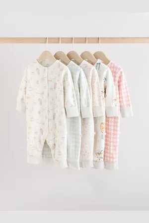 Next 5 Pack Circus Print Baby Sleepsuit (0mths-3yrs)8692cm