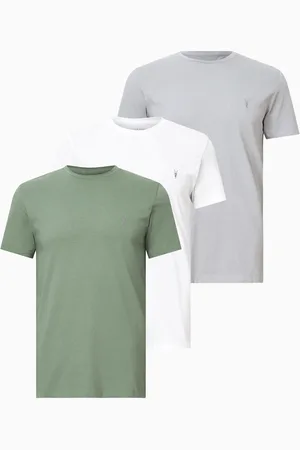 AllSaints AllSaints Tonic Short Sleeve Crew 100% Organic Cotton T-Shirts 3 Packxxlarge