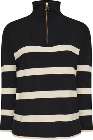 Evans Rayure Zip Neck Pull46