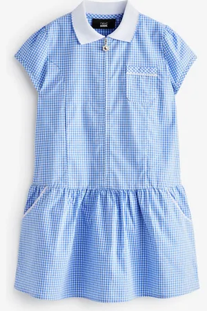 Next Zip Front Cotton Rich Vichy School Robe (3-14yrs)9 ans (134cm)